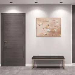 42" X 32" Under The Sun Warm Brown By Urban Road Framed Canvas Wall Art Print - Amanti Art -Home Furniture GUEST 8504c76f a4ac 430a b0e5 3a671a357659