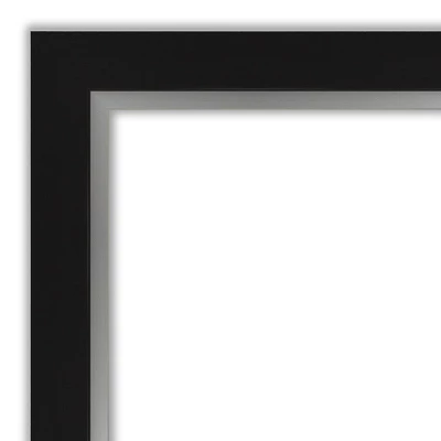 24" X 30" Non-Beveled Eva Bathroom Wall Mirror Black - Amanti Art 4 24" X 30" Non-Beveled Eva Bathroom Wall Mirror Black - Amanti Art - Image 2