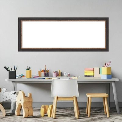 Amanti Art 15"x39" Ashton Black Framed Magnetic Dry Erase Board 8 Amanti Art 15"x39" Ashton Black Framed Magnetic Dry Erase Board - Image 6