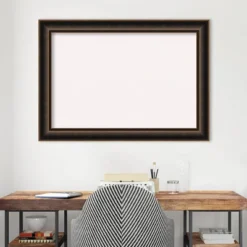 42"x30" Villa Wood Frame White Cork Board Oil Rubbed Bronze - Amanti Art: Wall Mount, Custom Crafted, Bulletin Board -Home Furniture GUEST 868fd861 16dc 4c62 a8ca ad6635949976