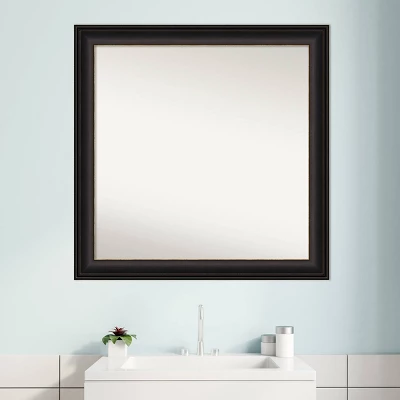 31" X 31" Non-Beveled Trio Oil Rubbed Bronze Bathroom Wall Mirror - Amanti Art 10 31" X 31" Non-Beveled Trio Oil Rubbed Bronze Bathroom Wall Mirror - Amanti Art - Image 8