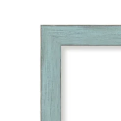 Amanti Art Sky Blue Rustic Wood Framed Magnetic Board