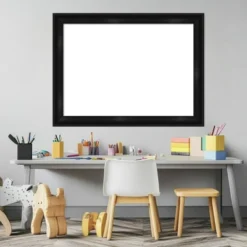 Amanti Art 24"x32" Grand Black Narrow Framed Magnetic Dry Erase Board -Home Furniture GUEST 88f32fbb 8916 4110 a9e8 61a3bf38cf95