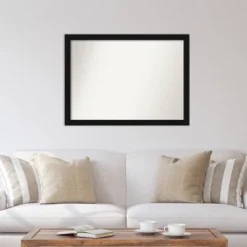 41" X 30" Non-Beveled Avon Black Wall Mirror - Amanti Art -Home Furniture GUEST 8a56fdf4 975c 4abd 981d 19c82790dffa