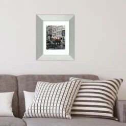 Amanti Art Brushed Sterling Silver Wood Picture Frame -Home Furniture GUEST 8a5afe95 d362 47b8 897b c7964eea9a51