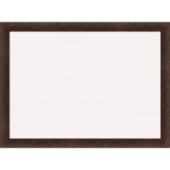 31"x23" Narrow Wood Frame White Cork Board Warm Walnut - Amanti Art: Wall-Mounted, Custom Crafted -Home Furniture GUEST 8a919079 33bf 42a1 8297 ff82769f6b9e