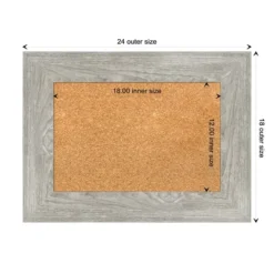 Amanti Art Dove Greywash Framed Corkboard, Natural Cork -Home Furniture GUEST 8af881fd 197a 429d 800e f8811c1e4b5a