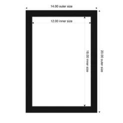 Amanti Art Avon Black Narrow Framed Dry Erase Magnetic Board -Home Furniture GUEST 8c0254dd 6689 4c1e b9dd e5a56c10dfe4