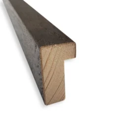 37" X 25" Non-Beveled Carlisle Espresso Narrow Wood Wall Mirror - Amanti Art