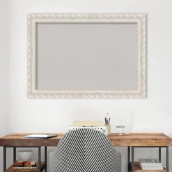 42"x30" Opera Wood Frame Gray Cork Board Off-White - Amanti Art -Home Furniture GUEST 8ce6f782 67ed 4384 9d16 c428f6204d2d