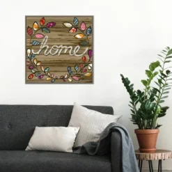 22" X 22" Love And Laughter IV By June Erica Vess Framed Canvas Wall Art Gray Wash - Amanti Art -Home Furniture GUEST 8ed563e0 2331 4358 93d9 575caa9bf673