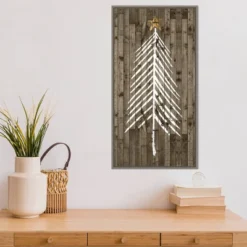 14" X 26" Wooded Whimsy I Tree By Grace Popp Framed Canvas Wall Art - Amanti Art -Home Furniture GUEST 9124d7de c6d8 4df3 902e b9c2c26c2a5b