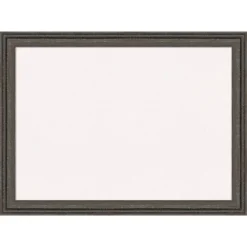 31"x23" Upcycled Wood Frame White Cork Board Brown/Gray - Amanti Art -Home Furniture GUEST 9165962d 2377 4c28 8f77 c258160bf968