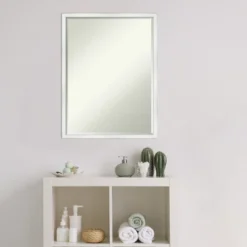 Amanti Art Breeze Distressed White Petite Bevel Wood Bathroom Wall Mirror 25 X 19 In. 16 Amanti Art Breeze Distressed White Petite Bevel Wood Bathroom Wall Mirror 25 X 19 In. -Home Furniture GUEST 91b61106 08c3 446a 85d3 94f79a5f08e9