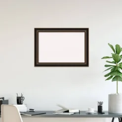 42"x30" Villa Wood Frame White Cork Board Oil Rubbed Bronze - Amanti Art: Wall Mount, Custom Crafted, Bulletin Board -Home Furniture GUEST 9361e626 9d29 48f3 a019 a5493edfd89d
