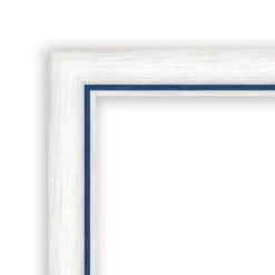 32"x14" Morgan Wood Frame Natural Cork Board White/Blue - Amanti Art: Wall Mount, Bulletin Board, No Choking Hazard -Home Furniture GUEST 942aec37 15f7 4542 984e 76a8f4689227 1