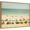 24" X 18" Seaside 3 By Carina Okula Framed Canvas Wall Art - Amanti Art -Home Furniture GUEST 94cd32ff 3639 4c5d 8226 fdb50a00fe41