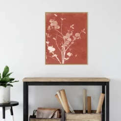 22" X 28" Enchanted Fall Rosatype VI By Nancy Green Framed Canvas Wall Art Light Brown - Amanti Art -Home Furniture GUEST 9581eef5 08c8 466f a475 b62c60e2a94c