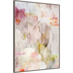 32" X 42" Moon Palette By Hope Bainbridge Framed Canvas Wall Art Print - Amanti Art
