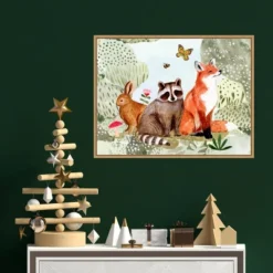 24" X 18" Fox Glen Collection By Victoria Borges Framed Canvas Wall Art - Amanti Art -Home Furniture GUEST 9b1c7c15 32ef 4cf0 81e4 50ef210e56c1