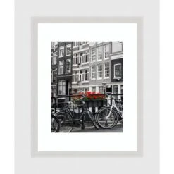 Amanti Art Blanco White Wood Picture Frame -Home Furniture GUEST 9b87dbec e36a 496d ac8d 239daff924f7