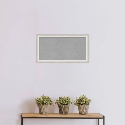 26"x14" Two Tone Framed Magnetic Board Silver - Amanti Art: Real Wood, Steel, Wall Mount, Home & Office 10 26"x14" Two Tone Framed Magnetic Board Silver - Amanti Art: Real Wood, Steel, Wall Mount, Home & Office - Image 8