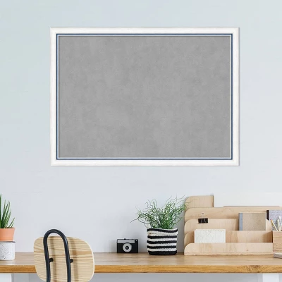 30"x22" Morgan Framed Magnetic Board White/Blue - Amanti Art: Metal, Wall Mount, No Choking Hazard 9 30"x22" Morgan Framed Magnetic Board White/Blue - Amanti Art: Metal, Wall Mount, No Choking Hazard - Image 7