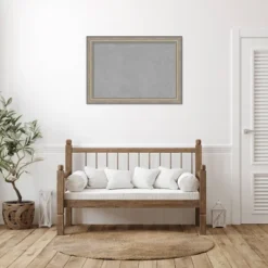 41"x29" Framed Magnetic Board Fleur Champagne Silver - Amanti Art: Real Wood, Wall-Mounted, Metal Presentation Board 14 41"x29" Framed Magnetic Board Fleur Champagne Silver - Amanti Art: Real Wood, Wall-Mounted, Metal Presentation Board -Home Furniture GUEST 9dd2768d 5967 4f9e 8120 5e09f800244a