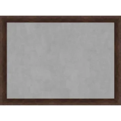 31"x23" Narrow Framed Magnetic Board Warm Walnut - Amanti Art: Metal, Wall Mount, Office Decor -Home Furniture GUEST 9e908107 845c 44ee 9b06 abe55c8b00cd