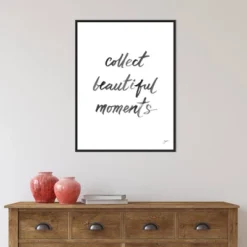 22" X 30" Collect Beautiful Moments By Karyn Panganiban Framed Canvas Wall Art Black - Amanti Art -Home Furniture GUEST 9f92ce99 f9b0 4ad9 90f9 7794716bbe8f