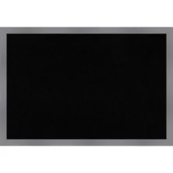 38"x26" Edwin Wood Frame Black Cork Board Gray - Amanti Art -Home Furniture GUEST 9fc1f484 1cc7 40e4 bdb9 6a5393252f37