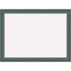 31"x23" Upcycled Wood Frame White Cork Board Teal/Gray - Amanti Art: Bulletin Board For Home Or Office Wall Mount -Home Furniture GUEST a02c314e a9de 43e7 9425 6ea39ad73a5d