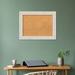 34"x26" Opera Wood Frame Natural Cork Board Off-White - Amanti Art -Home Furniture GUEST a054f0ed cd55 4500 997d 2380a5d4cb9c