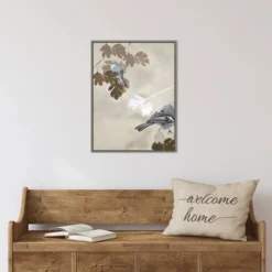 18" X 24" Bird 3 By Design Fabrikken Framed Canvas Wall Art - Amanti Art -Home Furniture GUEST a08cd731 0901 46ed ab46 e726d67268fa