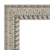 Amanti Art Fair Baroque Cream Petite Bevel Wood Bathroom Wall Mirror 29.5 X 23.5 In.