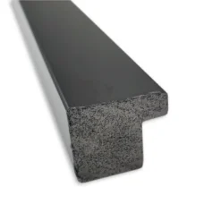 30" X 24" Non-Beveled Bathroom Wall Mirror Jet Black - Amanti Art