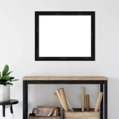 Amanti Art 28"x34" Grand Black Narrow Framed Magnetic Dry Erase Board -Home Furniture GUEST a3d34f9b 4e50 4a4a b146 668b7eb4a9d7