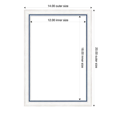 Amanti Art Morgan White Blue Framed Dry Erase Magnetic Board 6 Amanti Art Morgan White Blue Framed Dry Erase Magnetic Board - Image 4