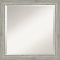Dove Graywash Narrow Framed Bathroom Vanity Wall Mirror - Amanti Art -Home Furniture GUEST a495163a 6139 4638 b309 2efb7645f021