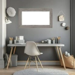 Amanti Art Regis Barnwood Grey Framed Dry Erase Magnetic Board -Home Furniture GUEST a51342e4 3143 4c16 81c1 64069275e64a