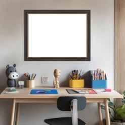 Amanti Art 21"x27" Ashton Black Framed Magnetic Dry Erase Board -Home Furniture GUEST a567f99a 8330 4ef2 b05c 6634d5a4fd24