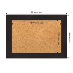 Amanti Art Furniture Espresso Narrow Framed Corkboard, Natural Cork 12 Amanti Art Furniture Espresso Narrow Framed Corkboard, Natural Cork -Home Furniture GUEST a5829897 0633 4a3f 8fb8 417b3db8a0b3