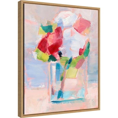 16" X 20" Abstract Flowers In Vase II By Ethan Harper Framed Canvas Wall Art - Amanti Art 3 16" X 20" Abstract Flowers In Vase II By Ethan Harper Framed Canvas Wall Art - Amanti Art