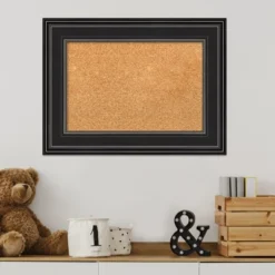 Amanti Art Ridge Framed Corkboard, Natural Cork -Home Furniture GUEST a75d4fa4 6d19 4308 bc4c 655f307df783