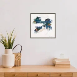 16" X 16" Outpouring By Suzanne McCourt Framed Canvas Wall Art Brown - Amanti Art -Home Furniture GUEST aa24ac29 bd87 4213 acb1 f2e3e4263bf5