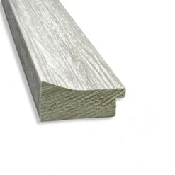 18"x 52" Dove Graywash Framed On The Door Mirror - Amanti Art