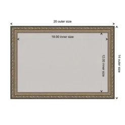 Amanti Art Parisian Silver Wood Framed Corkboard, Grey Cork -Home Furniture GUEST aaead7aa 8e4a 4735 b268 9d328a8145bf