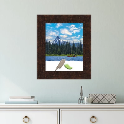 Amanti Art William Mottled Bronze Narrow Picture Frame 6 Amanti Art William Mottled Bronze Narrow Picture Frame - Image 4