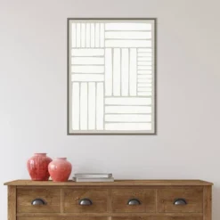 22" X 30" Free Rhythm By PI Studio Framed Canvas Wall Art Gray Wash - Amanti Art -Home Furniture GUEST acbdad4e 2b26 4180 9eb4 b76570b0e26b