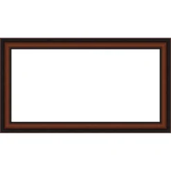 Amanti Art Cyprus Walnut Narrow Framed Dry Erase Magnetic Board -Home Furniture GUEST ae4fd37c 28a9 4276 9795 1d41180fe31e